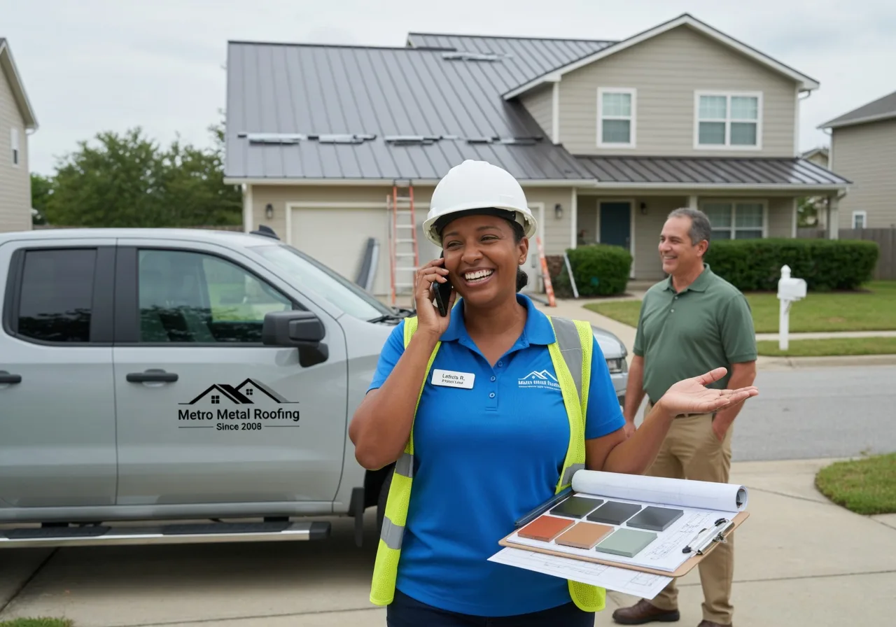 Storm Damage Metal Roof Repair in New Salem, ND